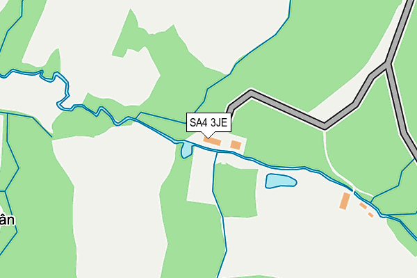 SA4 3JE map - OS OpenMap – Local (Ordnance Survey) SA4 3JE map - OS OpenMap – Local (Ordnance Survey)