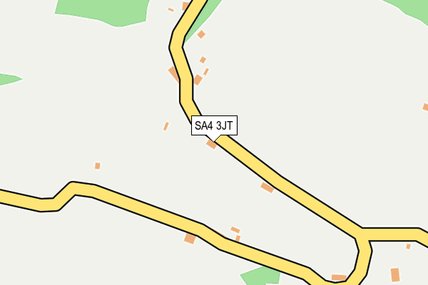 SA4 3JT map - OS OpenMap – Local (Ordnance Survey) SA4 3JT map - OS OpenMap – Local (Ordnance Survey)