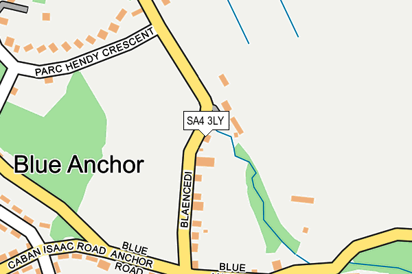 SA4 3LY map - OS OpenMap – Local (Ordnance Survey) SA4 3LY map - OS OpenMap – Local (Ordnance Survey)