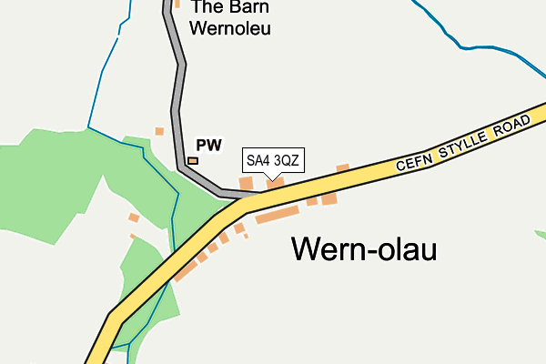 SA4 3QZ map - OS OpenMap – Local (Ordnance Survey) SA4 3QZ map - OS OpenMap – Local (Ordnance Survey)