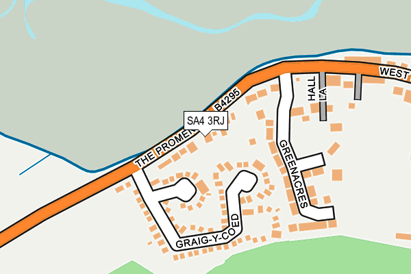 SA4 3RJ map - OS OpenMap – Local (Ordnance Survey) SA4 3RJ map - OS OpenMap – Local (Ordnance Survey)