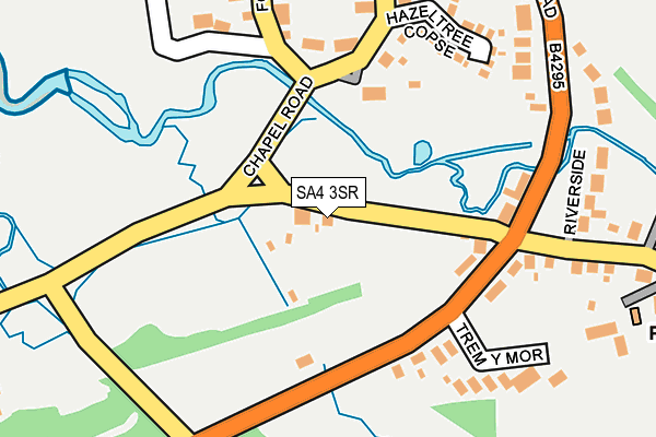 SA4 3SR map - OS OpenMap – Local (Ordnance Survey) SA4 3SR map - OS OpenMap – Local (Ordnance Survey)