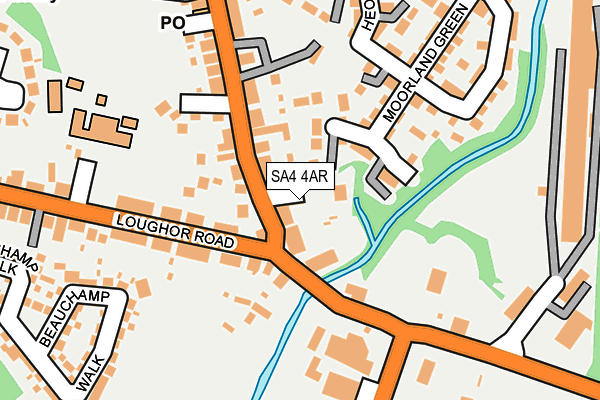 SA4 4AR map - OS OpenMap – Local (Ordnance Survey) SA4 4AR map - OS OpenMap – Local (Ordnance Survey)