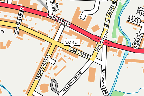 SA4 4EF map - OS OpenMap – Local (Ordnance Survey) SA4 4EF map - OS OpenMap – Local (Ordnance Survey)
