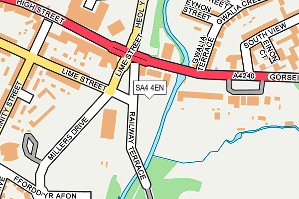 SA4 4EN map - OS OpenMap – Local (Ordnance Survey) SA4 4EN map - OS OpenMap – Local (Ordnance Survey)
