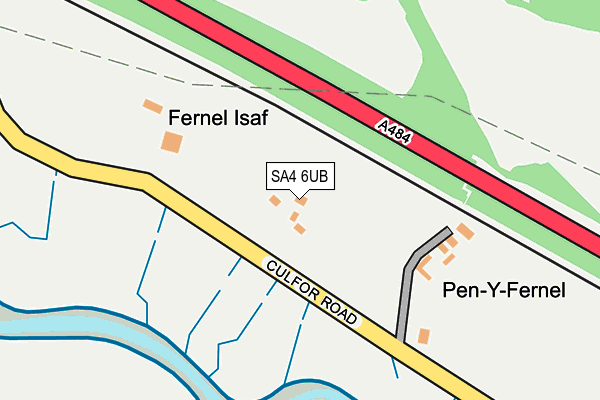 SA4 6UB map - OS OpenMap – Local (Ordnance Survey) SA4 6UB map - OS OpenMap – Local (Ordnance Survey)