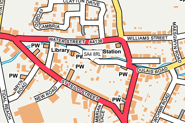 SA4 8RL map - OS OpenMap – Local (Ordnance Survey) SA4 8RL map - OS OpenMap – Local (Ordnance Survey)