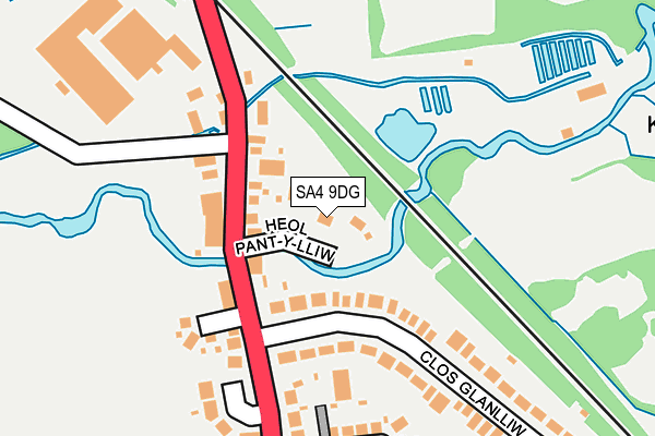 SA4 9DG map - OS OpenMap – Local (Ordnance Survey) SA4 9DG map - OS OpenMap – Local (Ordnance Survey)