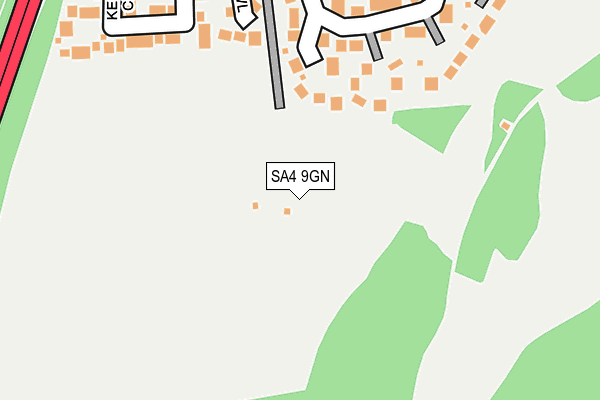 SA4 9GN map - OS OpenMap – Local (Ordnance Survey) SA4 9GN map - OS OpenMap – Local (Ordnance Survey)