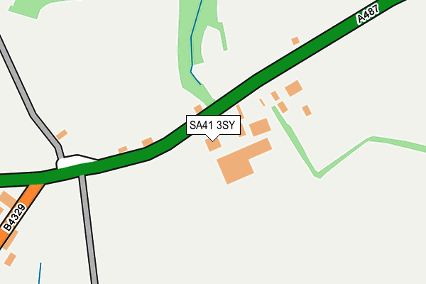 SA41 3SY map - OS OpenMap – Local (Ordnance Survey) SA41 3SY map - OS OpenMap – Local (Ordnance Survey)