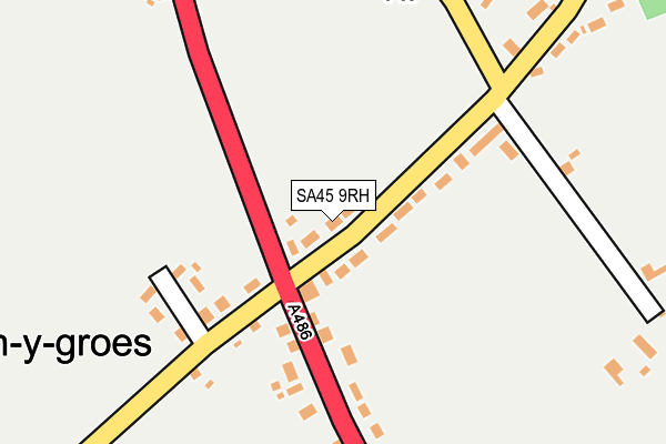 SA45 9RH map - OS OpenMap – Local (Ordnance Survey) SA45 9RH map - OS OpenMap – Local (Ordnance Survey)