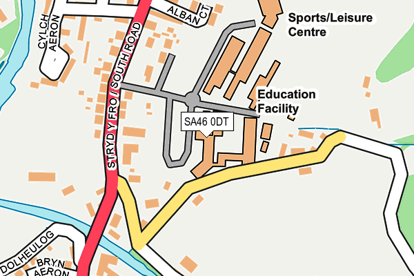 SA46 0DT map - OS OpenMap – Local (Ordnance Survey) SA46 0DT map - OS OpenMap – Local (Ordnance Survey)