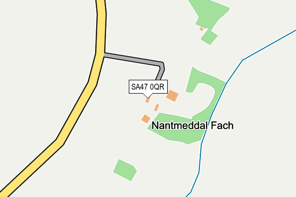 SA47 0QR map - OS OpenMap – Local (Ordnance Survey) SA47 0QR map - OS OpenMap – Local (Ordnance Survey)