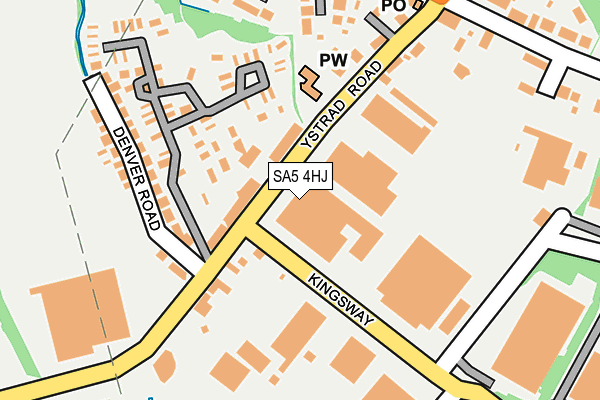 SA5 4HJ map - OS OpenMap – Local (Ordnance Survey) SA5 4HJ map - OS OpenMap – Local (Ordnance Survey)