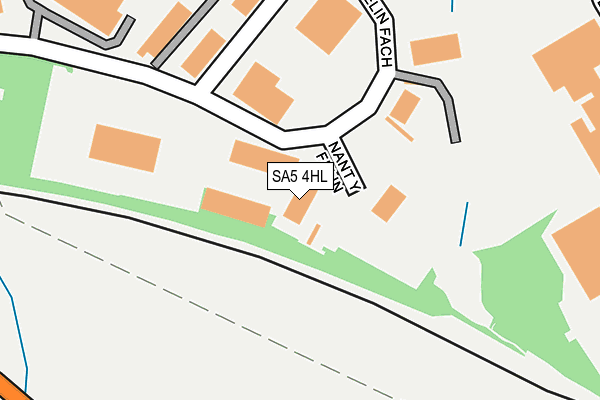 SA5 4HL map - OS OpenMap – Local (Ordnance Survey) SA5 4HL map - OS OpenMap – Local (Ordnance Survey)