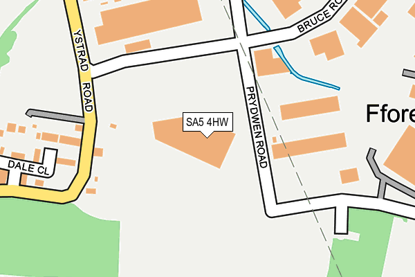 SA5 4HW map - OS OpenMap – Local (Ordnance Survey) SA5 4HW map - OS OpenMap – Local (Ordnance Survey)