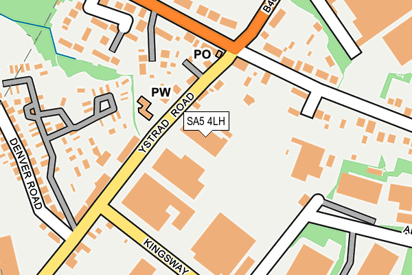 SA5 4LH map - OS OpenMap – Local (Ordnance Survey) SA5 4LH map - OS OpenMap – Local (Ordnance Survey)