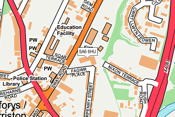 SA6 6HU map - OS OpenMap – Local (Ordnance Survey) SA6 6HU map - OS OpenMap – Local (Ordnance Survey)