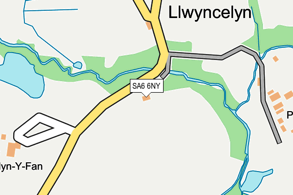 SA6 6NY map - OS OpenMap – Local (Ordnance Survey) SA6 6NY map - OS OpenMap – Local (Ordnance Survey)