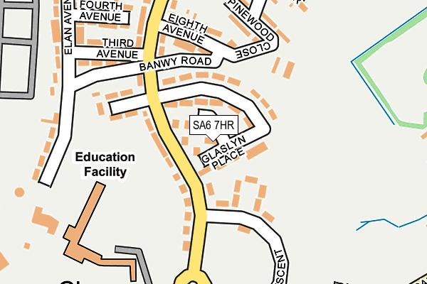 SA6 7HR map - OS OpenMap – Local (Ordnance Survey) SA6 7HR map - OS OpenMap – Local (Ordnance Survey)