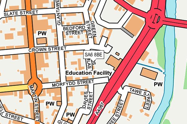 SA6 8BE map - OS OpenMap – Local (Ordnance Survey) SA6 8BE map - OS OpenMap – Local (Ordnance Survey)