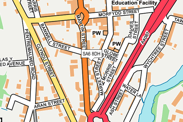 SA6 8DH map - OS OpenMap – Local (Ordnance Survey) SA6 8DH map - OS OpenMap – Local (Ordnance Survey)