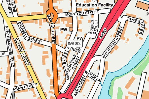 SA6 8DJ map - OS OpenMap – Local (Ordnance Survey) SA6 8DJ map - OS OpenMap – Local (Ordnance Survey)