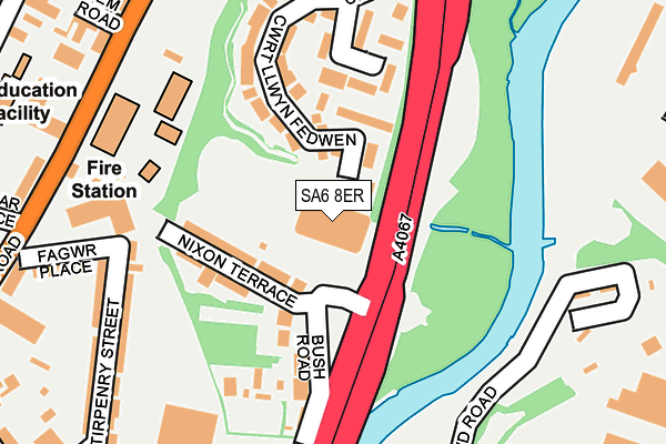 SA6 8ER map - OS OpenMap – Local (Ordnance Survey) SA6 8ER map - OS OpenMap – Local (Ordnance Survey)