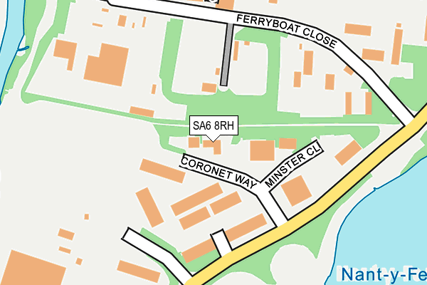 SA6 8RH map - OS OpenMap – Local (Ordnance Survey) SA6 8RH map - OS OpenMap – Local (Ordnance Survey)