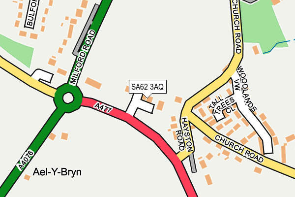 SA62 3AQ map - OS OpenMap – Local (Ordnance Survey) SA62 3AQ map - OS OpenMap – Local (Ordnance Survey)