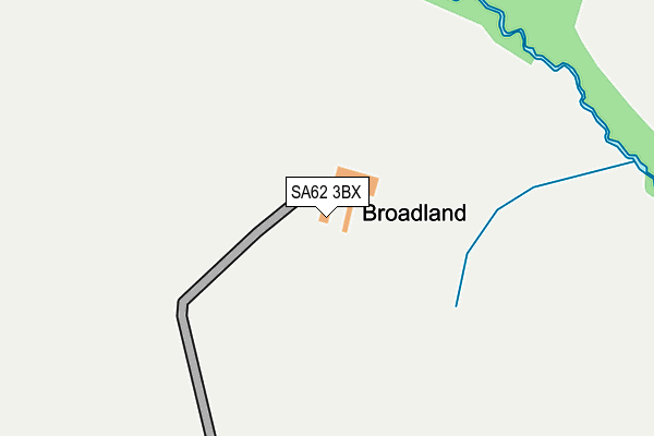 SA62 3BX map - OS OpenMap – Local (Ordnance Survey) SA62 3BX map - OS OpenMap – Local (Ordnance Survey)