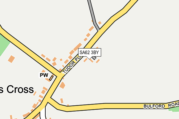 SA62 3BY map - OS OpenMap – Local (Ordnance Survey) SA62 3BY map - OS OpenMap – Local (Ordnance Survey)