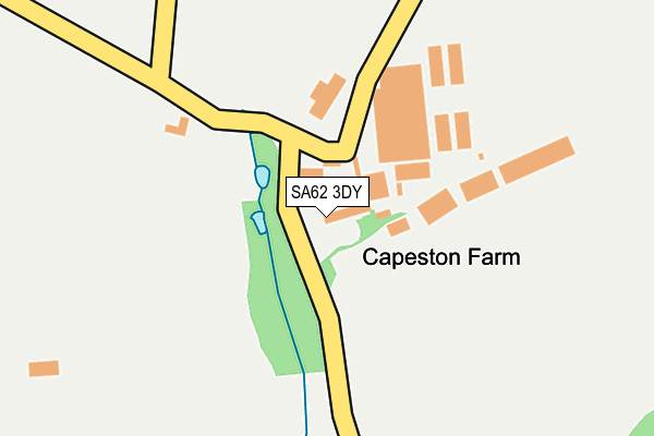 SA62 3DY map - OS OpenMap – Local (Ordnance Survey) SA62 3DY map - OS OpenMap – Local (Ordnance Survey)