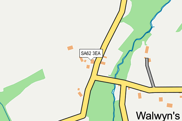 SA62 3EA map - OS OpenMap – Local (Ordnance Survey) SA62 3EA map - OS OpenMap – Local (Ordnance Survey)