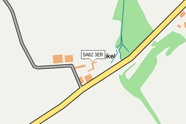 SA62 3ER map - OS OpenMap – Local (Ordnance Survey) SA62 3ER map - OS OpenMap – Local (Ordnance Survey)