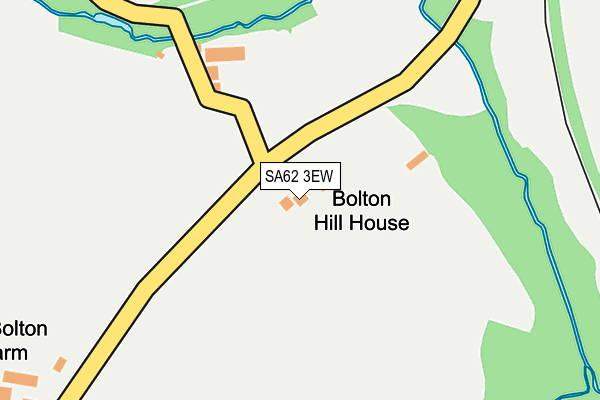 SA62 3EW map - OS OpenMap – Local (Ordnance Survey) SA62 3EW map - OS OpenMap – Local (Ordnance Survey)