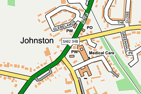 SA62 3HB map - OS OpenMap – Local (Ordnance Survey) SA62 3HB map - OS OpenMap – Local (Ordnance Survey)