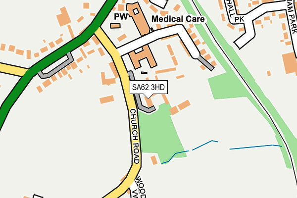 SA62 3HD map - OS OpenMap – Local (Ordnance Survey) SA62 3HD map - OS OpenMap – Local (Ordnance Survey)