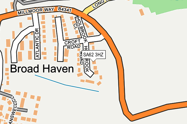 SA62 3HZ map - OS OpenMap – Local (Ordnance Survey)
