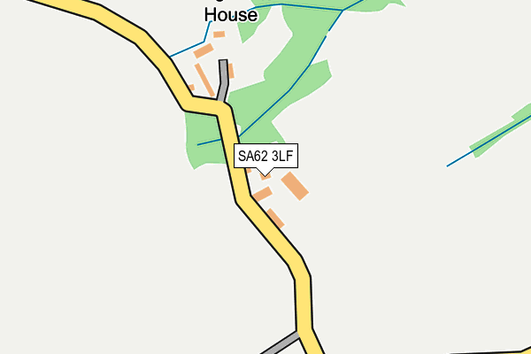 SA62 3LF map - OS OpenMap – Local (Ordnance Survey) SA62 3LF map - OS OpenMap – Local (Ordnance Survey)