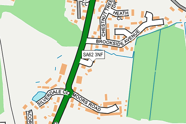 SA62 3NF map - OS OpenMap – Local (Ordnance Survey) SA62 3NF map - OS OpenMap – Local (Ordnance Survey)