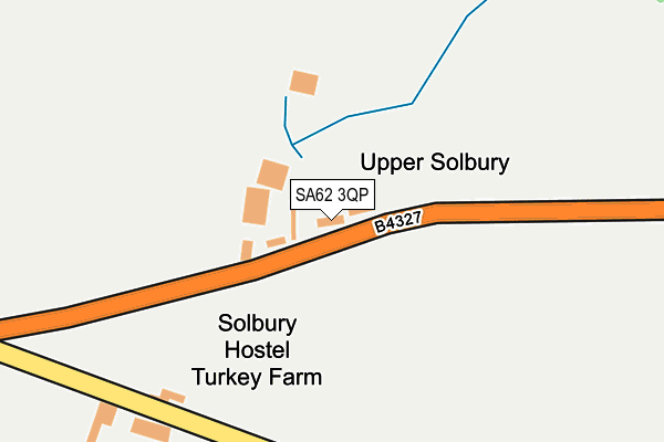 SA62 3QP map - OS OpenMap – Local (Ordnance Survey) SA62 3QP map - OS OpenMap – Local (Ordnance Survey)
