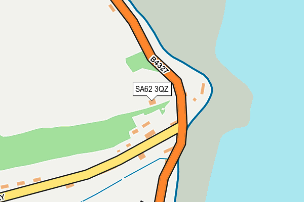 SA62 3QZ map - OS OpenMap – Local (Ordnance Survey) SA62 3QZ map - OS OpenMap – Local (Ordnance Survey)