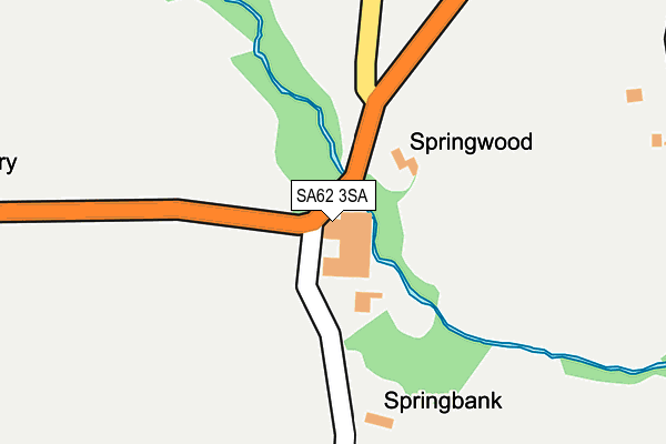 SA62 3SA map - OS OpenMap – Local (Ordnance Survey) SA62 3SA map - OS OpenMap – Local (Ordnance Survey)