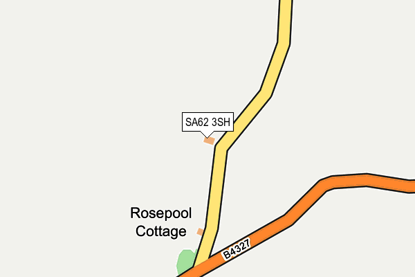SA62 3SH map - OS OpenMap – Local (Ordnance Survey) SA62 3SH map - OS OpenMap – Local (Ordnance Survey)