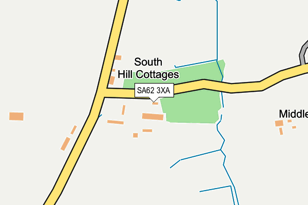 SA62 3XA map - OS OpenMap – Local (Ordnance Survey) SA62 3XA map - OS OpenMap – Local (Ordnance Survey)
