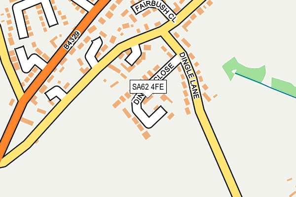 SA62 4FE map - OS OpenMap – Local (Ordnance Survey) SA62 4FE map - OS OpenMap – Local (Ordnance Survey)