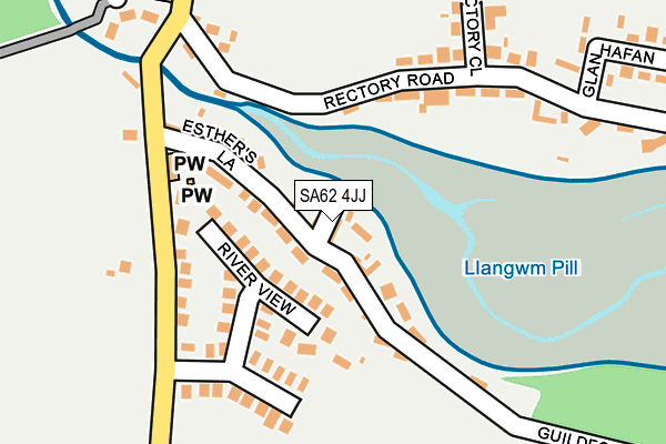 SA62 4JJ map - OS OpenMap – Local (Ordnance Survey) SA62 4JJ map - OS OpenMap – Local (Ordnance Survey)