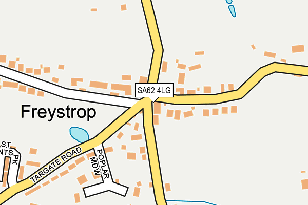 SA62 4LG map - OS OpenMap – Local (Ordnance Survey) SA62 4LG map - OS OpenMap – Local (Ordnance Survey)