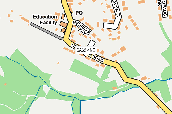 SA62 4NE map - OS OpenMap – Local (Ordnance Survey) SA62 4NE map - OS OpenMap – Local (Ordnance Survey)